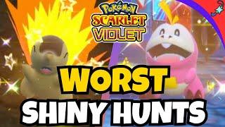 Top 10 WORST Shiny Hunts in Pokemon Scarlet & Violet