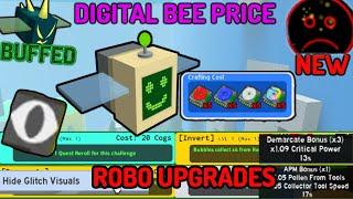 Digital Bee Price Mind Hack Ability Vicious Bee Buff  Bee Swarm Simulator Test Realm 2022