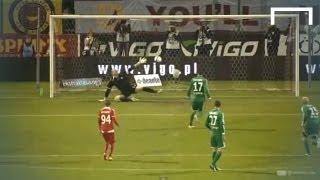 Great Panenka penalty Goalkeeper gets mad