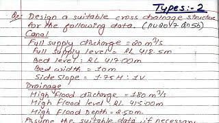 Unit6  Hydraulic Structure for Canal  Design Steps of Aqueduct  Prashant YT  TUPUKU BE Civil