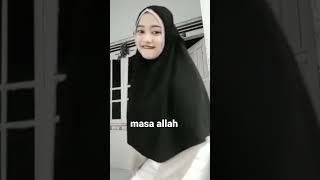 VIRAL  CEWEK BER JILBAB GOYANG NGEBOR#shorts