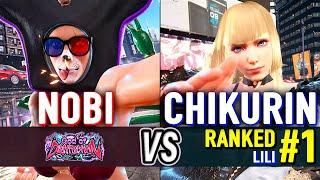 T8  Nobi Lidia vs Chikurin #1 Ranked Lili  Tekken 8 High Level Gameplay