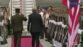 ASEAN 2017 Prime Minister Najib Abdul Razak of Malaysia departs Manila