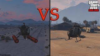 Sea Sparrow VS Штурмовой Buzzard в GTA Online.Что лучше???