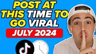 The BEST Time To Post on TikTok To Go VIRAL FAST in 2024 just changed