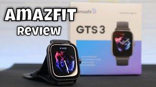 Amazfit GTS 3 Unboxing and Review Smartwatch 1.75 AMOLED Display 12-day Battery Life  Zepp OS