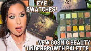 NEW Cosmic Beauty Undergrowth Palette Eye swatches 3 Fall Looks & Review  Cosmic Brushes