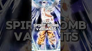 Spirit Bomb ke sabhi variants.. #goku #vegeta #dbs #anime