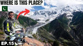 The Hidden Paradise in Nagar Valley in front of Rakaposhi  EP.15  North Pakistan Motorcycle Tour