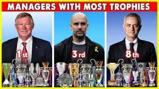 Top 10 Football Managers With Most Trophies in Football History.