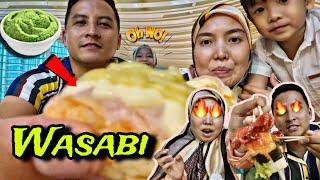 SUSHI CHALLENGE + WASABI  - VLOG IJAT