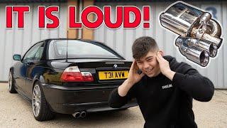 FITTING AN *INSANE* VALVED EXHAUST TO THE BUDGET BMW E46