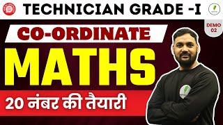 RRB Technician Grade 1 Math Co-ordinate As Per New Syllabus 