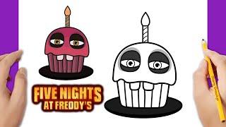 How To Draw Five Nights at Freddys - Cupcake