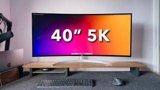 NEW LG 40” UltraWide 5K Monitor Unboxing + Impressions