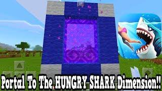 Minecraft Pe - Portal To The Hungry Shark Dimension - Mcpe Portal To The Hungry Shark Attack