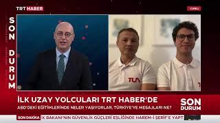 Türkiye’nin İlk Uzay Yolcuları soruları cevaplıyor…  TRT HABER  ÖZEL YAYIN