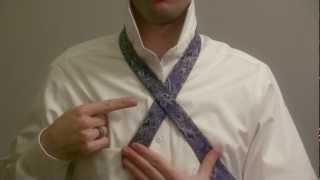 How to Tie a Tie Mirrored  Slowly - Full Windsor Knot