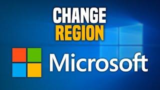 How To Change Region In Microsoft Account EASY