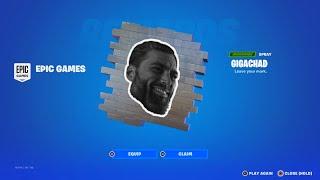 dont claim the gigachad spray in fortnite