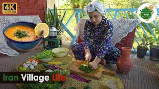 Persian Barley soup With Chicken Very nutritious and fast food - سوپ جو ایرانی