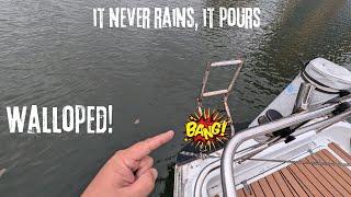 They HIT MY BOAT