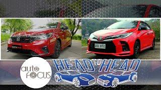 Honda City RS CVT Honda SENSING vs Toyota Vios GR-S  Head-to-Head