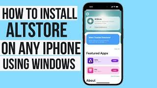 How To Install AltStore On iPhoneiPad With Windows 2024