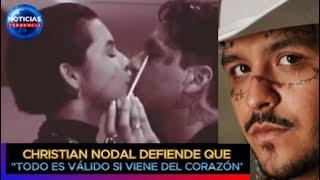 Christian Nodal defiende que ‘todo es válido si viene del corazón’ tras polémica con Ángela Aguilar