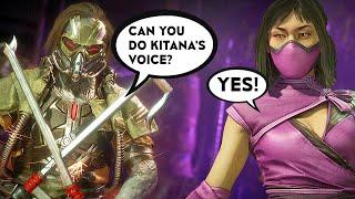 MK11 Mileena Does Kitanas Voice To Fool Liu Kang Mortal Kombat 11