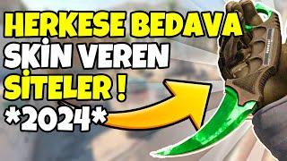 HERKESE BEDAVA CS2-CSGO SKIN VEREN SİTELER   ÇEKİLİŞLİ VİDEO   2024