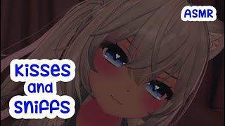 ASMR-VRC Foxgirl gives you Kisses and Sniffes 