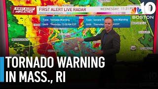 Mass. tornado warning Nearby radar gives detailed look inside twister