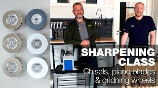 Chisels plane irons & Tormek grinding wheels  Part 3  Tormek Live Sharpening Class