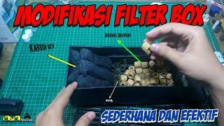 Modifikasi Sederhana Top Filter Aquarium  Susunan Media filter yang benar