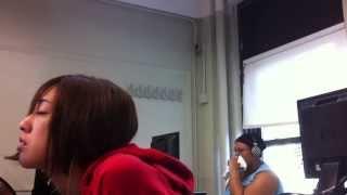 Asian Girl Sleeping in Class