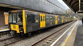 Tyne and Wear Metro - Metrocars 40164027 arriving into South Gosforth 07042022