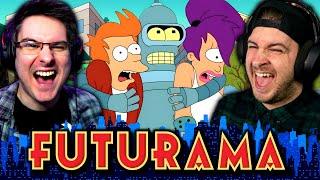 OUR FIRST TIME WATCHING FUTURAMA  Futurama Episode 1 REACTION