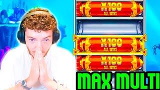 I tried GAMBLING to MAX MULTI on RAZOR RETURNS *100x HIT*