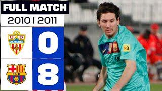 UD Almería - FC Barcelona 0-8 LALIGA 20102011 FULL MATCH