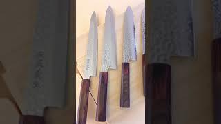 Yoshihiro Hammered Damascus Knife Series