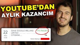 YOUTUBEDAN NE KADAR PARA KAZANIYORUM