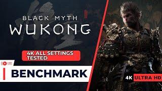 Black Myth Wukong Benchmark Settings RTX 4090  I9 13900K