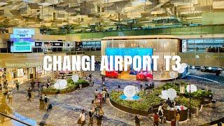 4K Singapore Changi Airport Terminal 3 Walking Tour