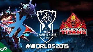 H2K Hjarnan Mordekaiser Quadra Kill - H2k vs Bangkok Titans - LoL 2015 World Championship