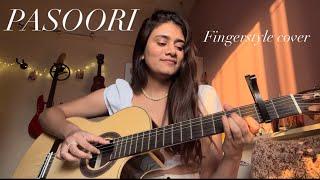 Pasoori - Fingerstyle cover Mihika Sansare