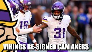 Minnesota Vikings Re-Signed RB Cam Akers