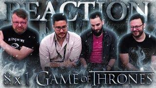Game of Thrones 8x1 REACTION Winterfell