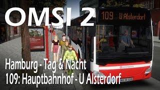 Innovationslinie 109 Hauptbahnhof → U Alsterdorf  Hamburg - Tag & Nacht  OMSI 2