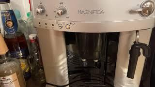 Кофемашина DELONGHI ESAM 3200 S -  первое включение полная настройка уровень шума и надежность.